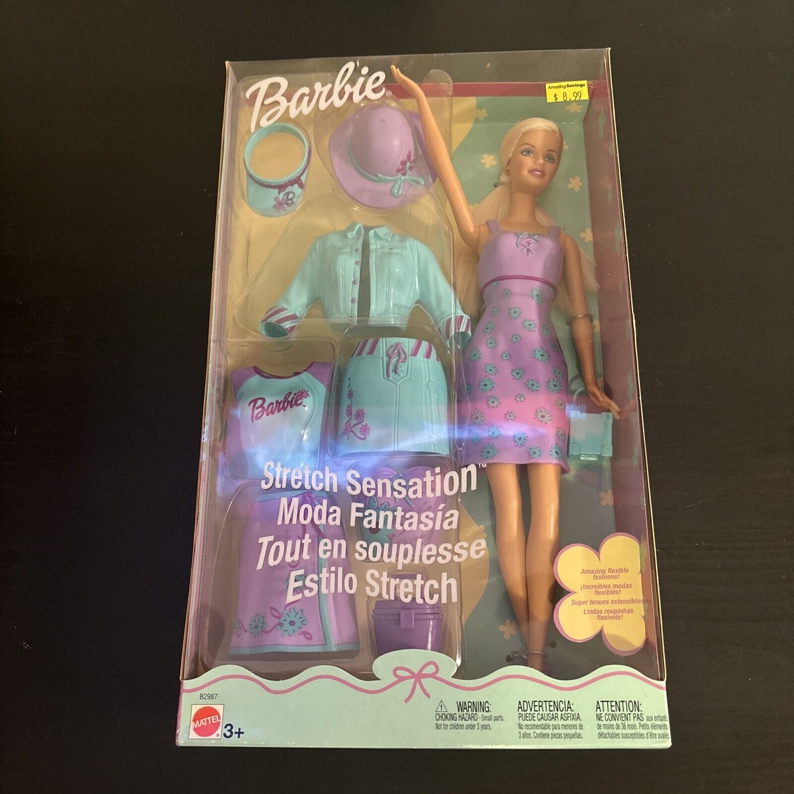 Mattel Stretch Sensation Barbie Doll 2003 **NIB**