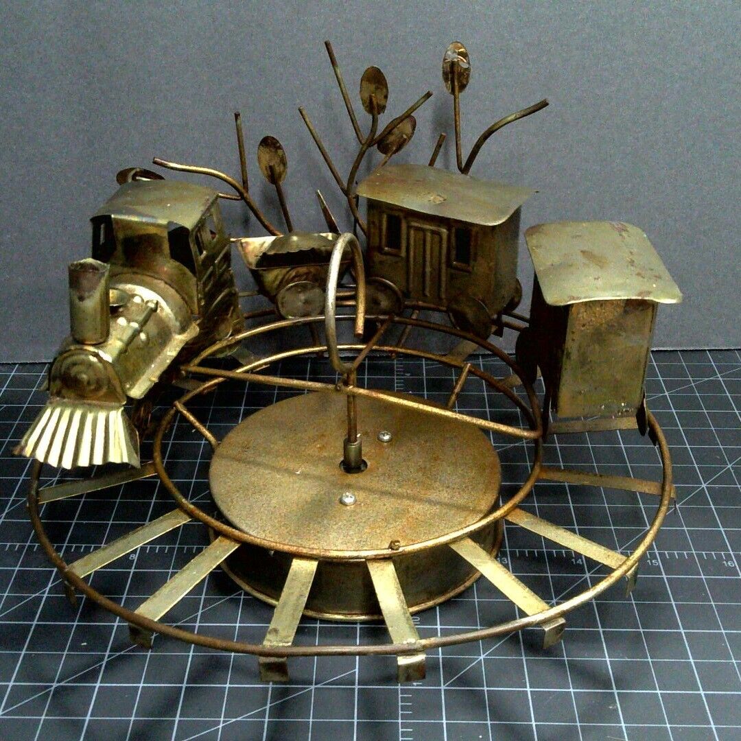 Vintage Tin Copper Music Box \