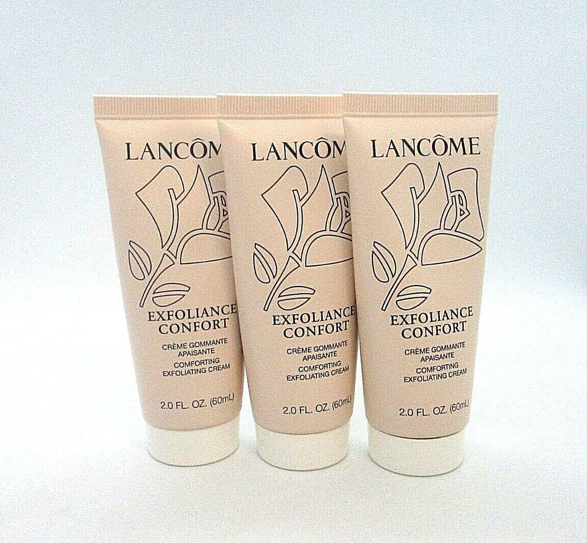 Lot / 3 Lancome Exfoliance Confort Exfolianting Cream ~ 2.0 oz / 60 ml ( each )