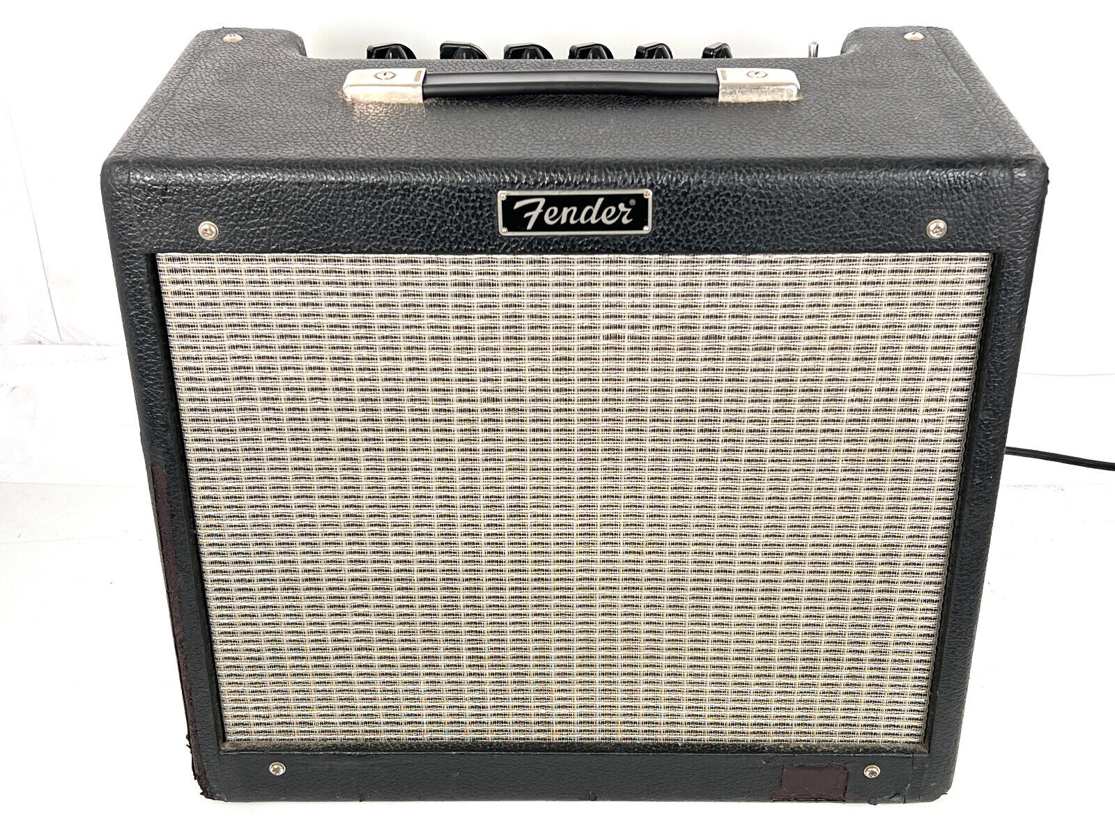 VTG 90s Fender Blues Junior Tube Combo Amplifier, Eminence Speaker - Made In USA
