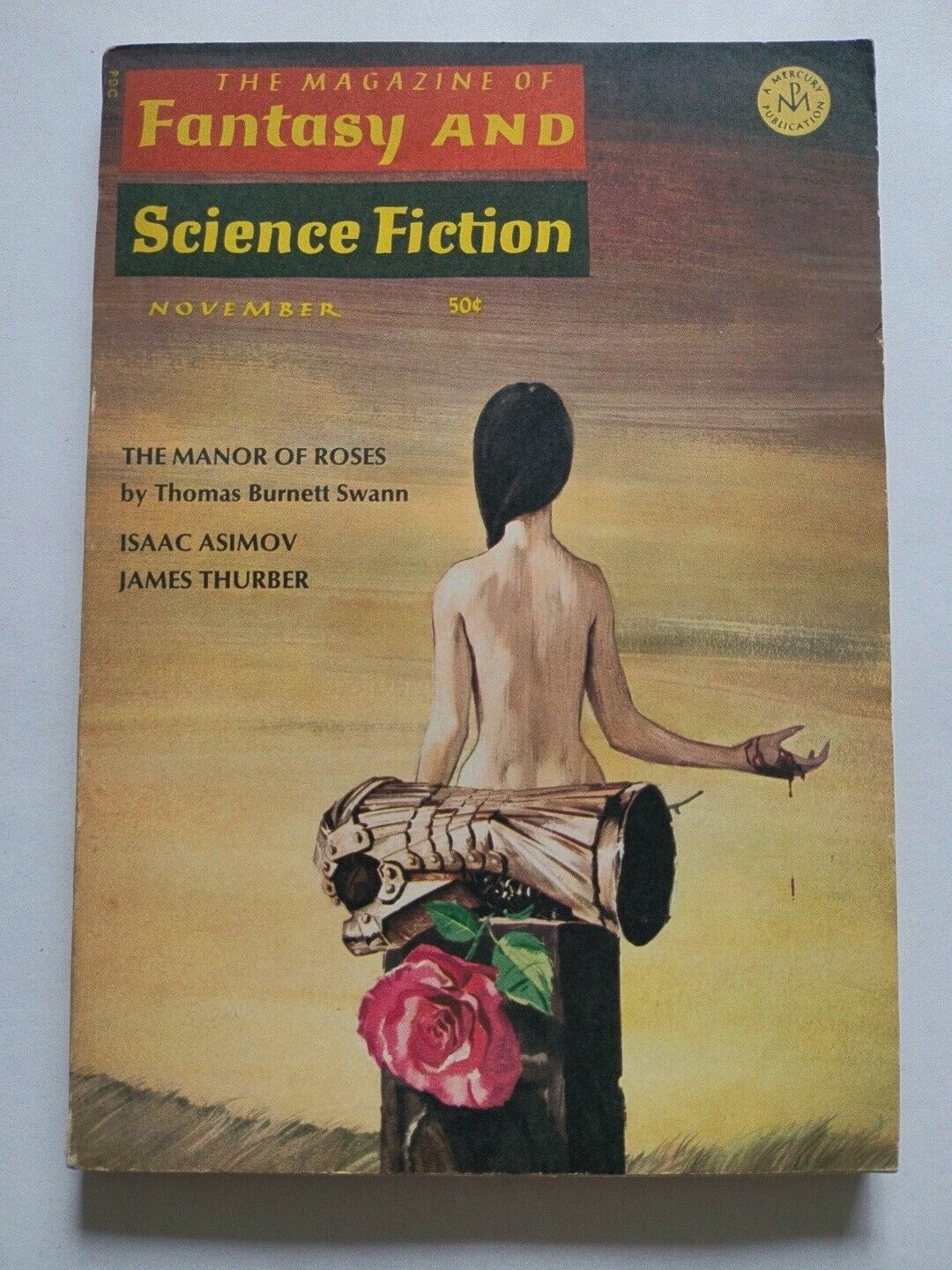 Norman Spinrad Magazine of Fantasy and Science Fiction November 1966 vintage 