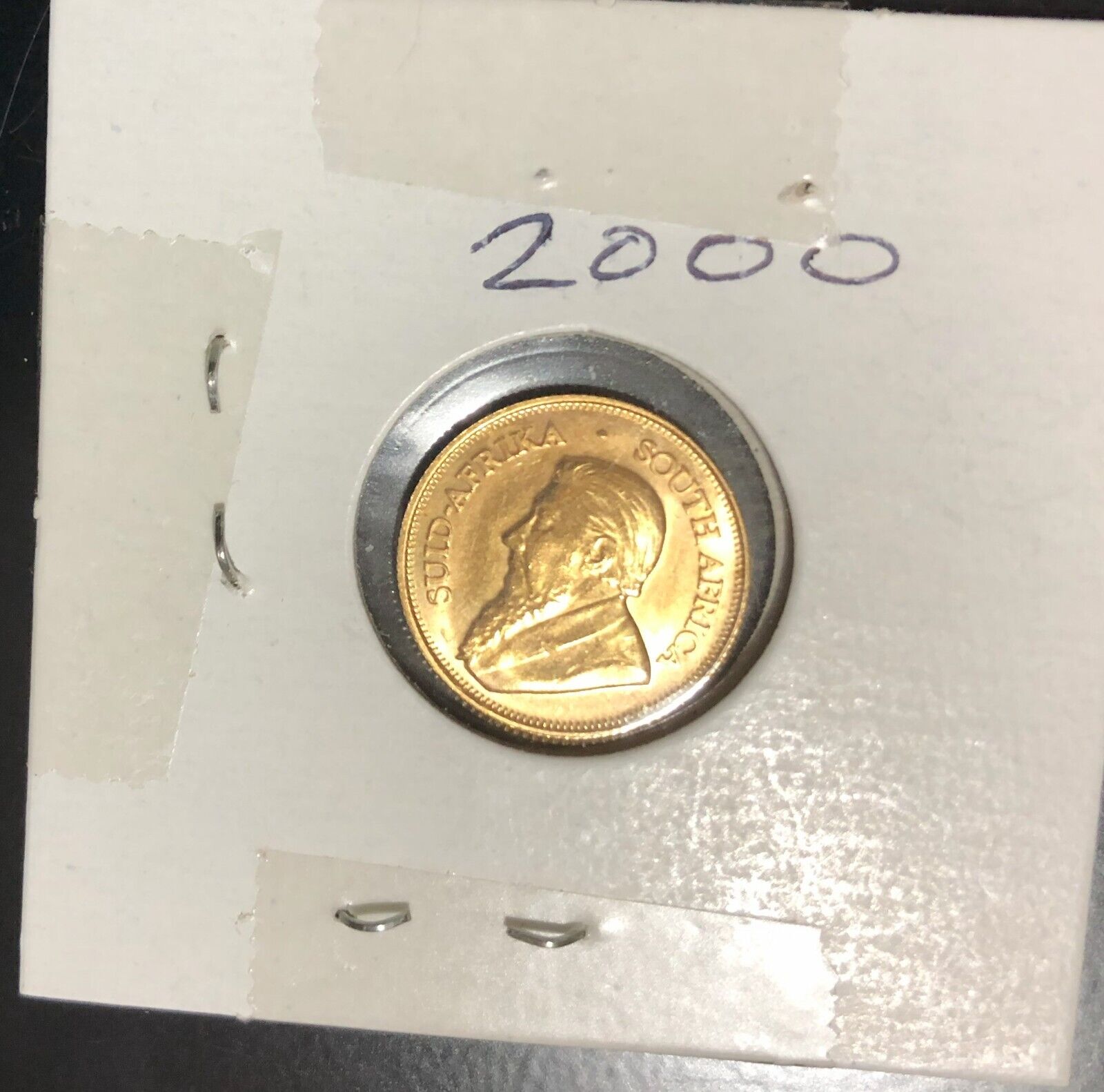 2000 Krugerand 1/10th Oz Gold Coin South Africa