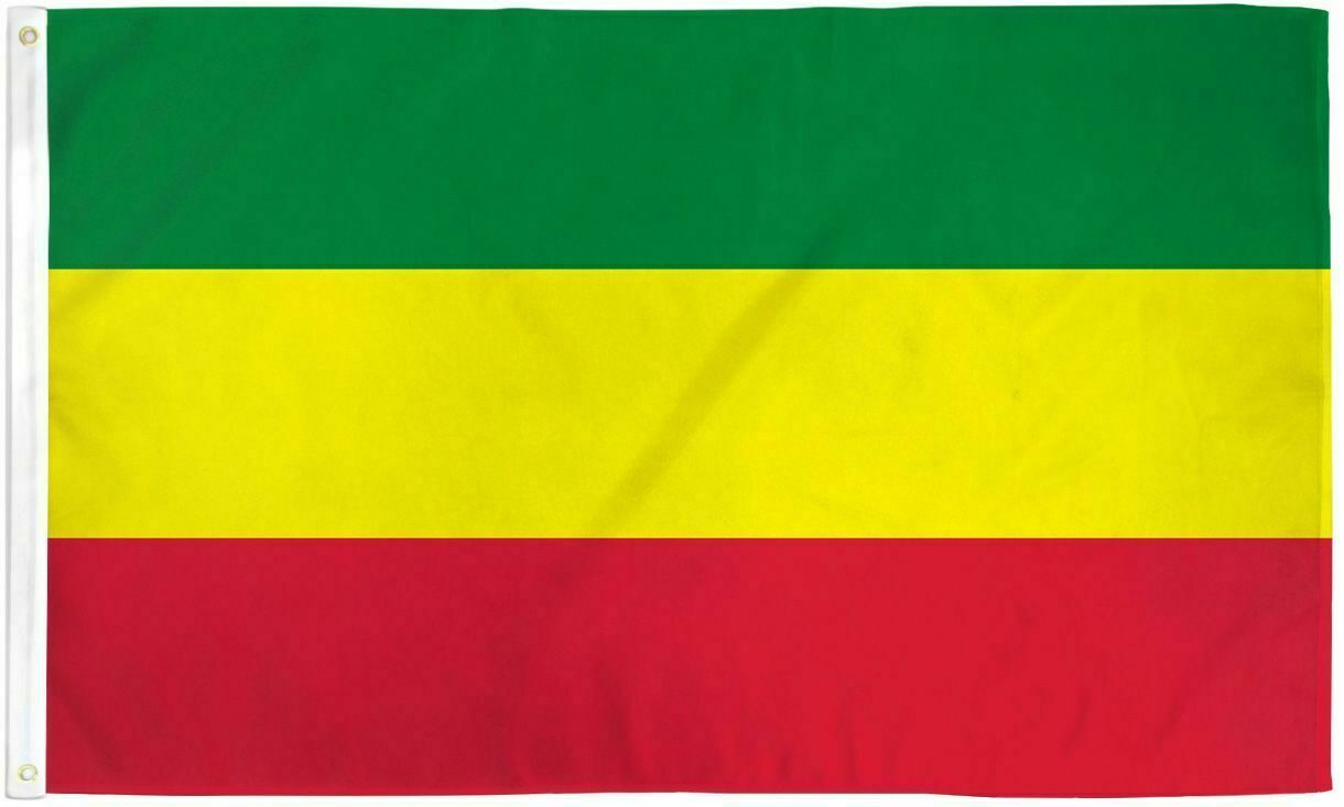 3X5 ETHIOPIA FLAG ETHIOPIAN RASTAFARIAN RASTA NEW 100D FABRIC