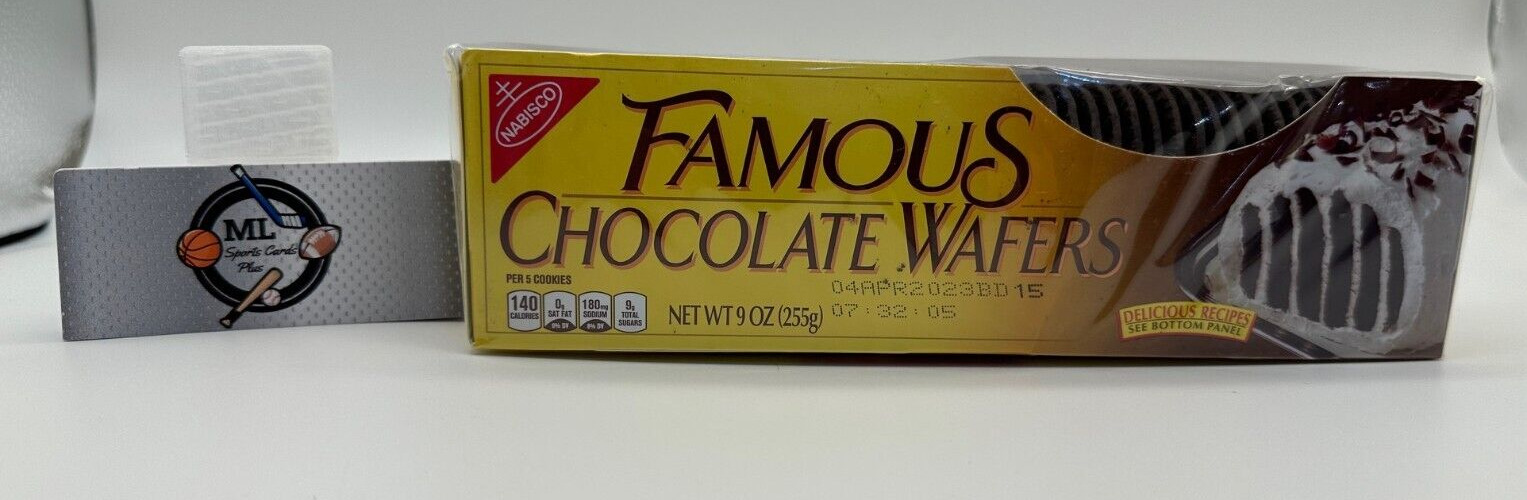 Nabisco Famous Chocolate Wafers 9 oz Discontinued 2023. Collectible