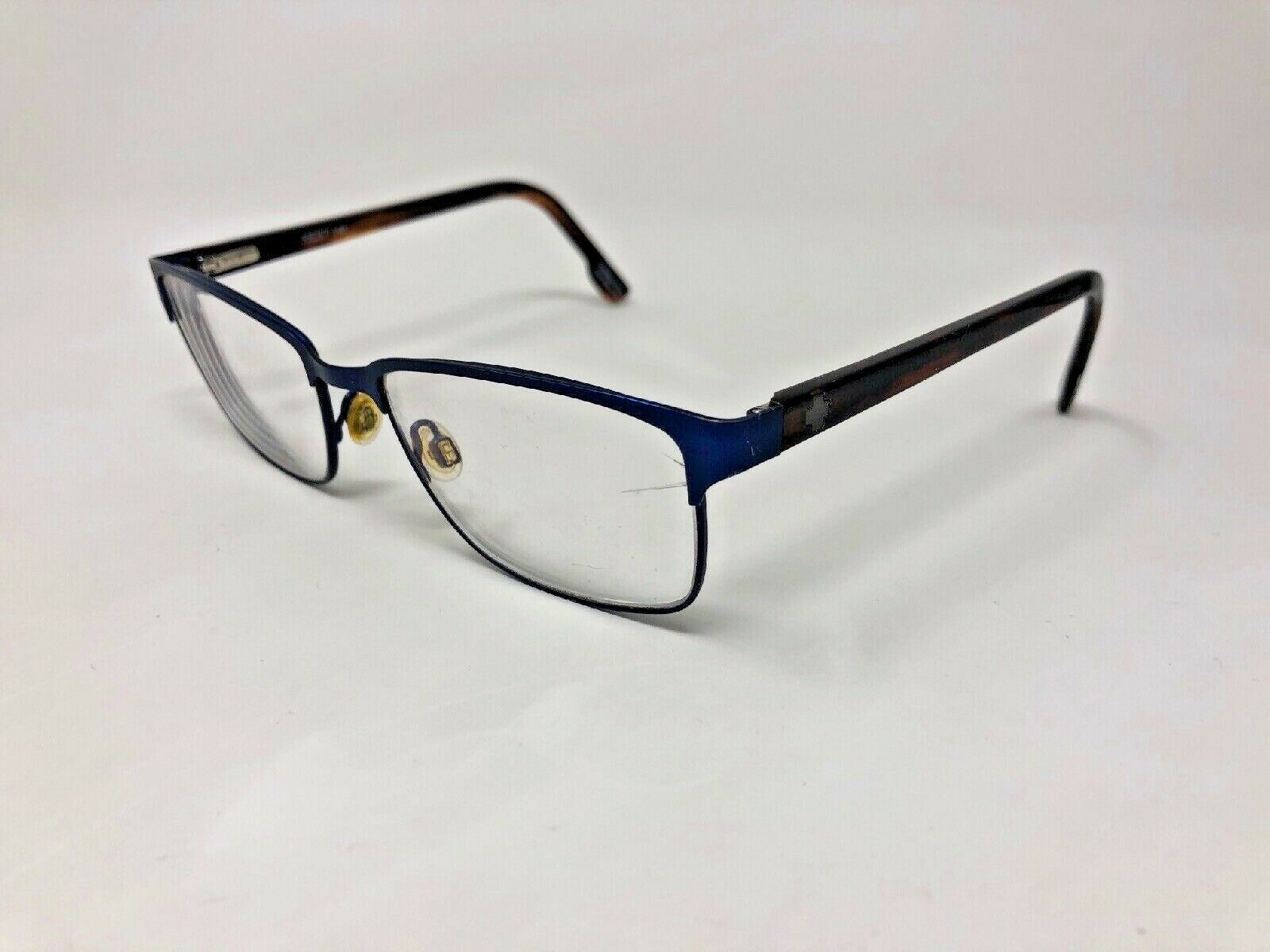 SPY+ OPTICS “BERNIE” Eyeglasses Frame 52-17-140 Blue Matte/Tortoise O588
