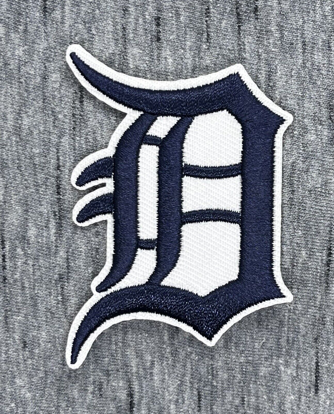 DETROIT TIGERS EMBROIDERED IRON ON PATCH 2.75” X 1.75 