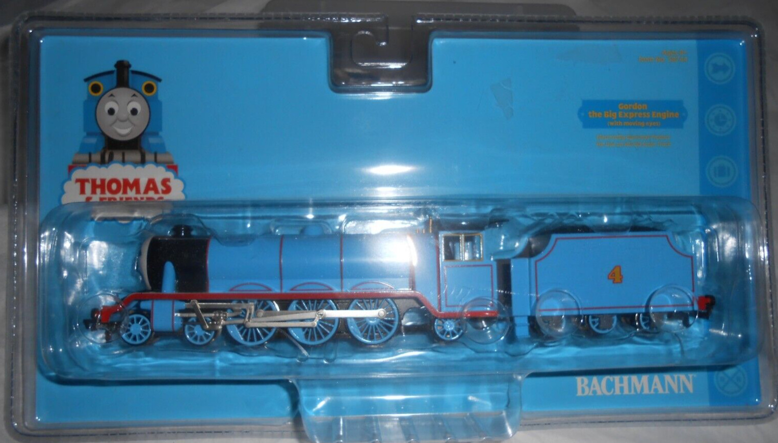 Bachmann HO Scale Gordon THE BIG EXPRESS Engine W/ Moving Eyes & Tender #58744