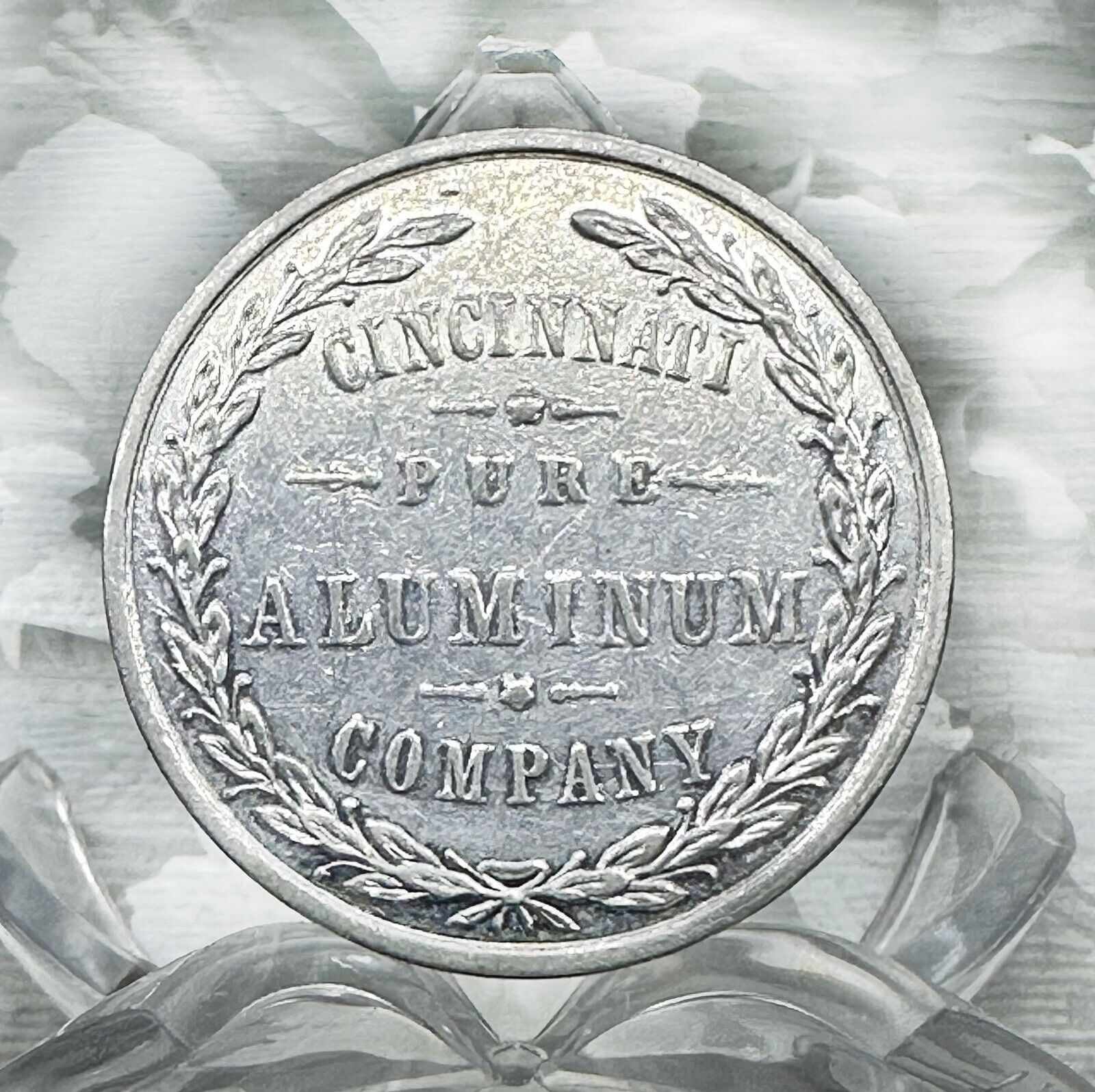 1893 Eglit-573 World’s Columbian Exposition Medallion⭐️Cincinnati Aluminum Co