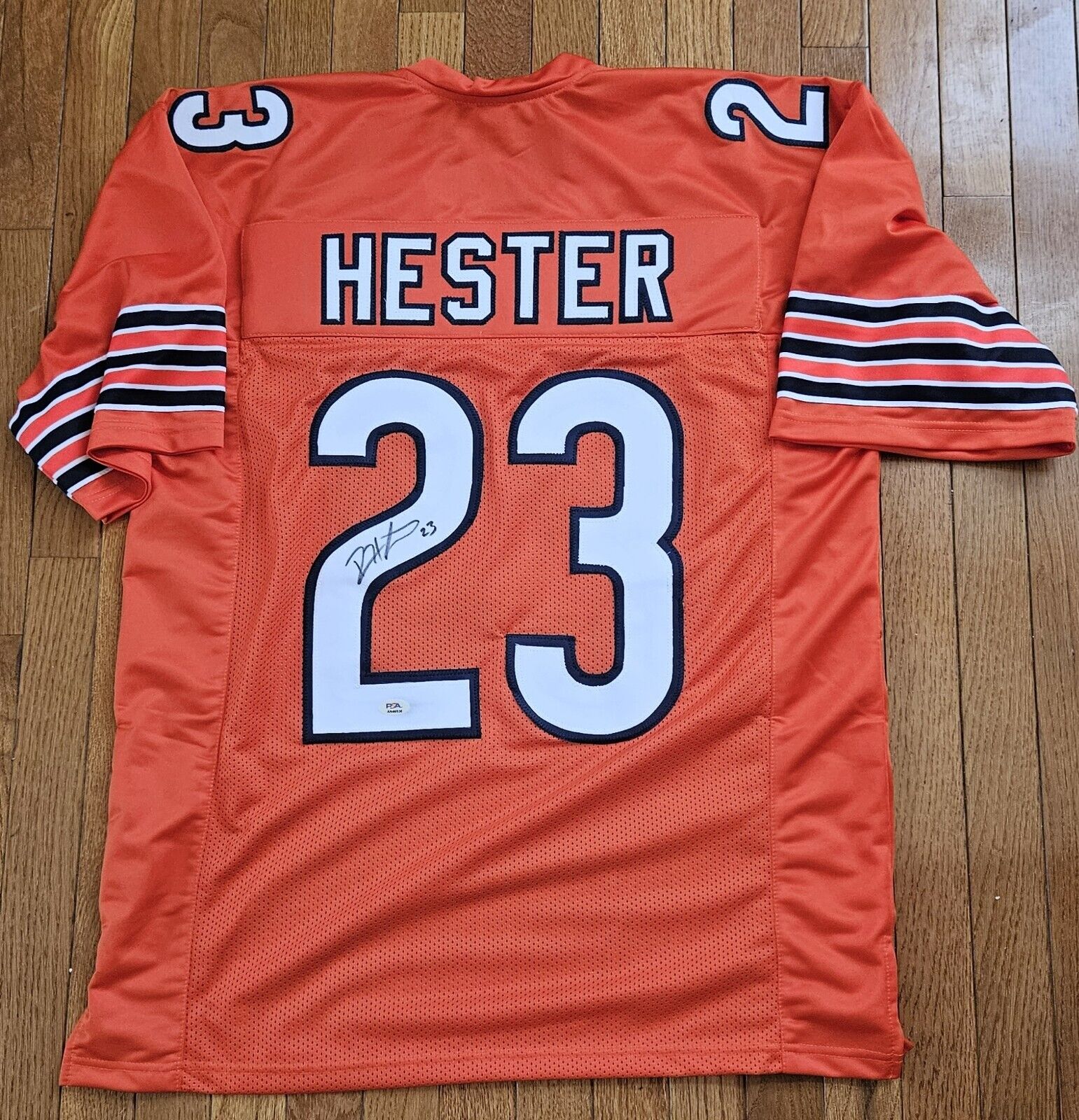 Devin Hester Signed Custom Chicago Bears Jersey PSA COA
