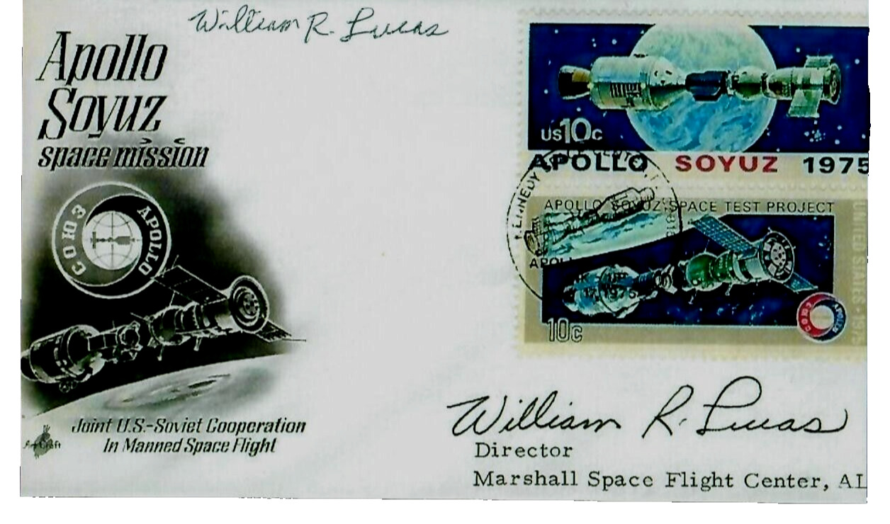“NASA” William R. Lucas Hand Signed 4X6 Color Photo COA