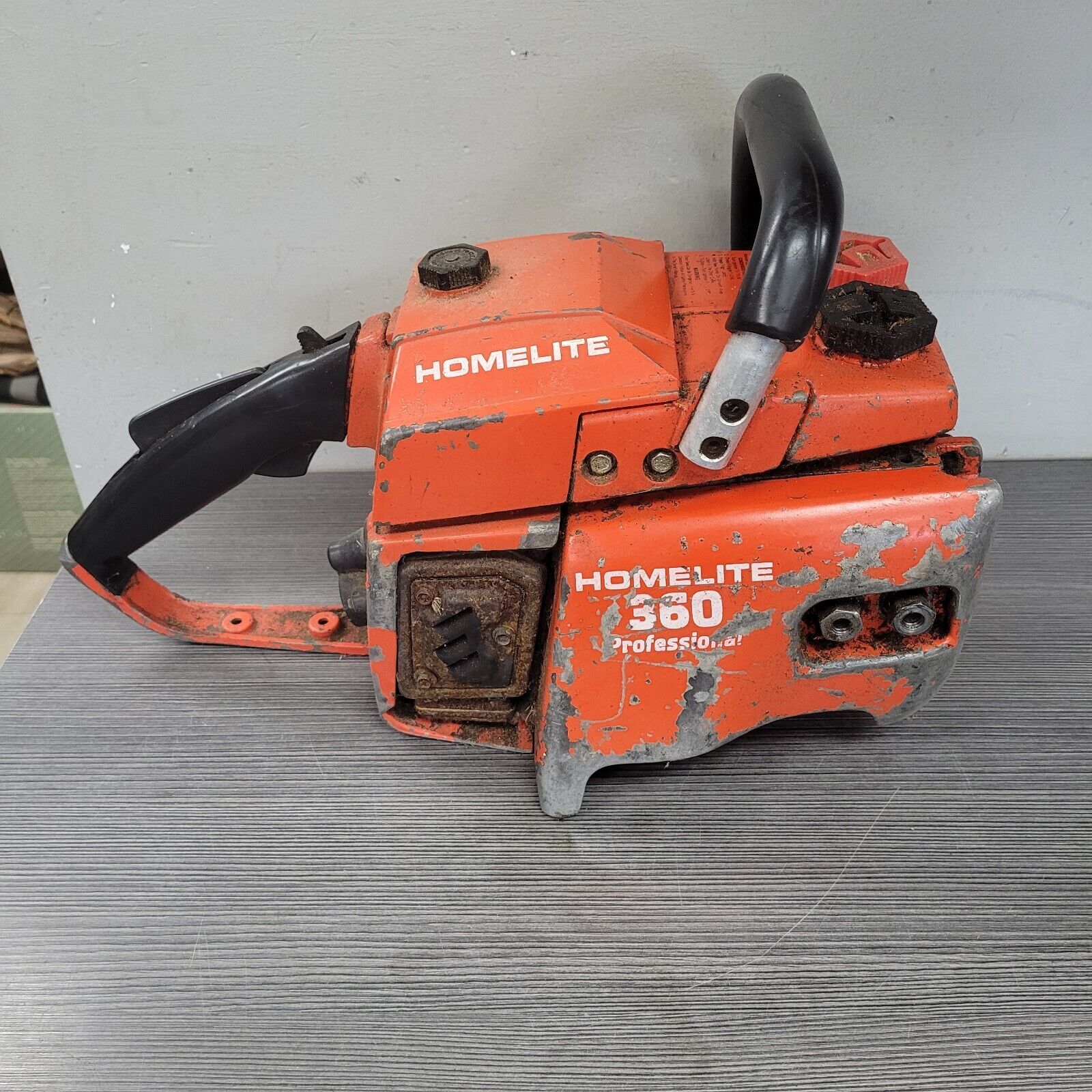 Homelite 360 Professional Chainsaw Vintage 2 stroke antique for parts or repair