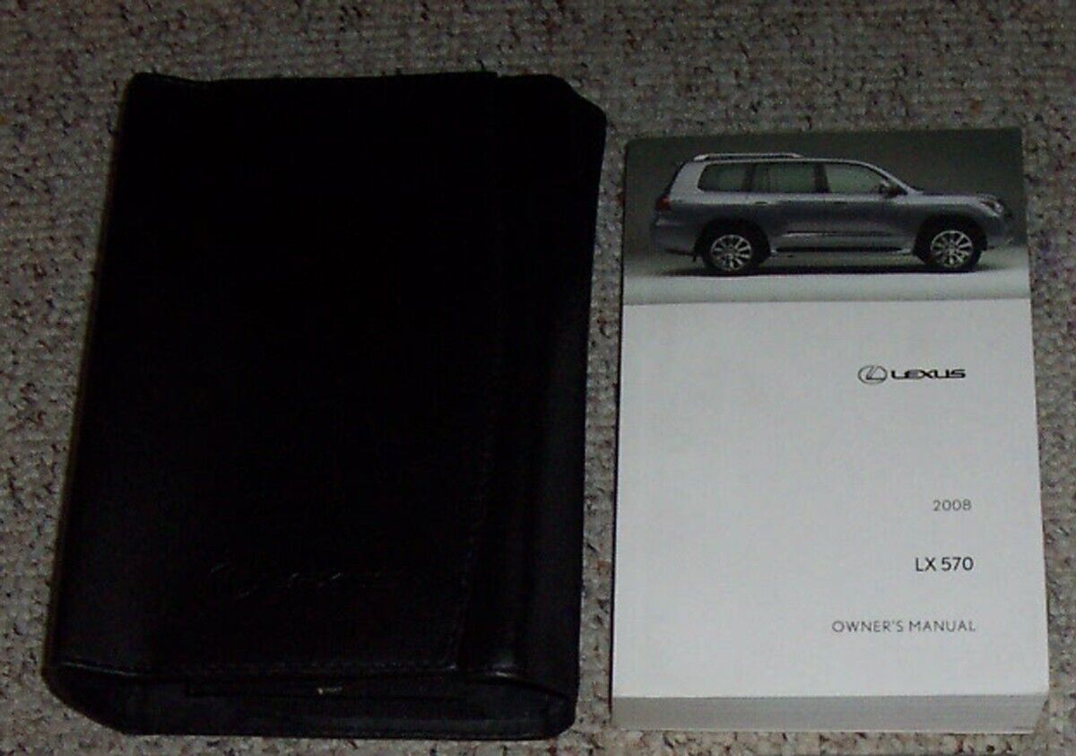 2008 Lexus LX570 LX 570 Factory Original Operator Owners User Manual 5.7L V8
