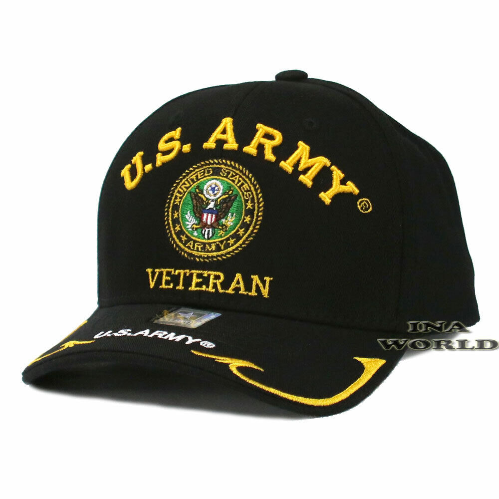 U.S. ARMY VETERAN Hat ARMY STRONG Military Officially Licensed Baseball Cap
