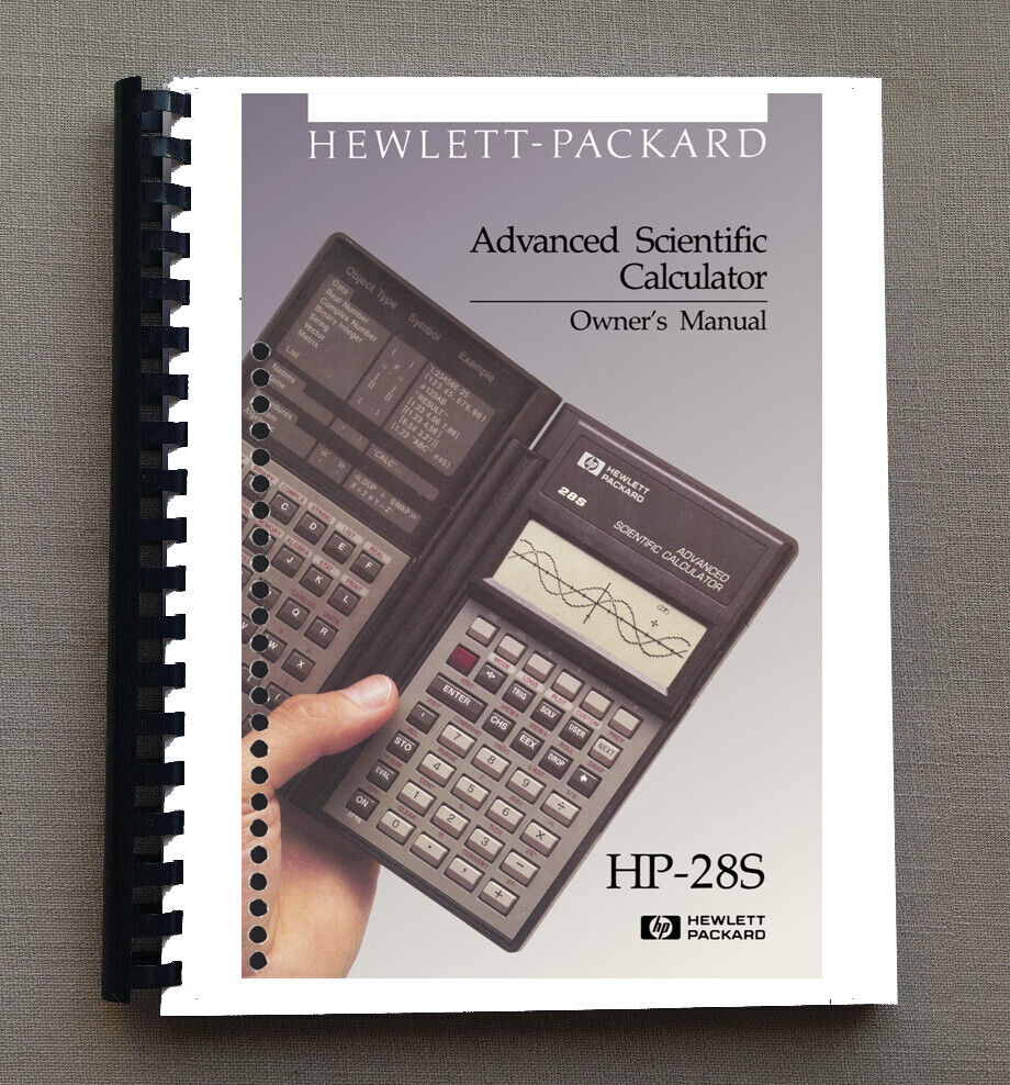 Manual for Hewlett Packard HP-28S Calculator