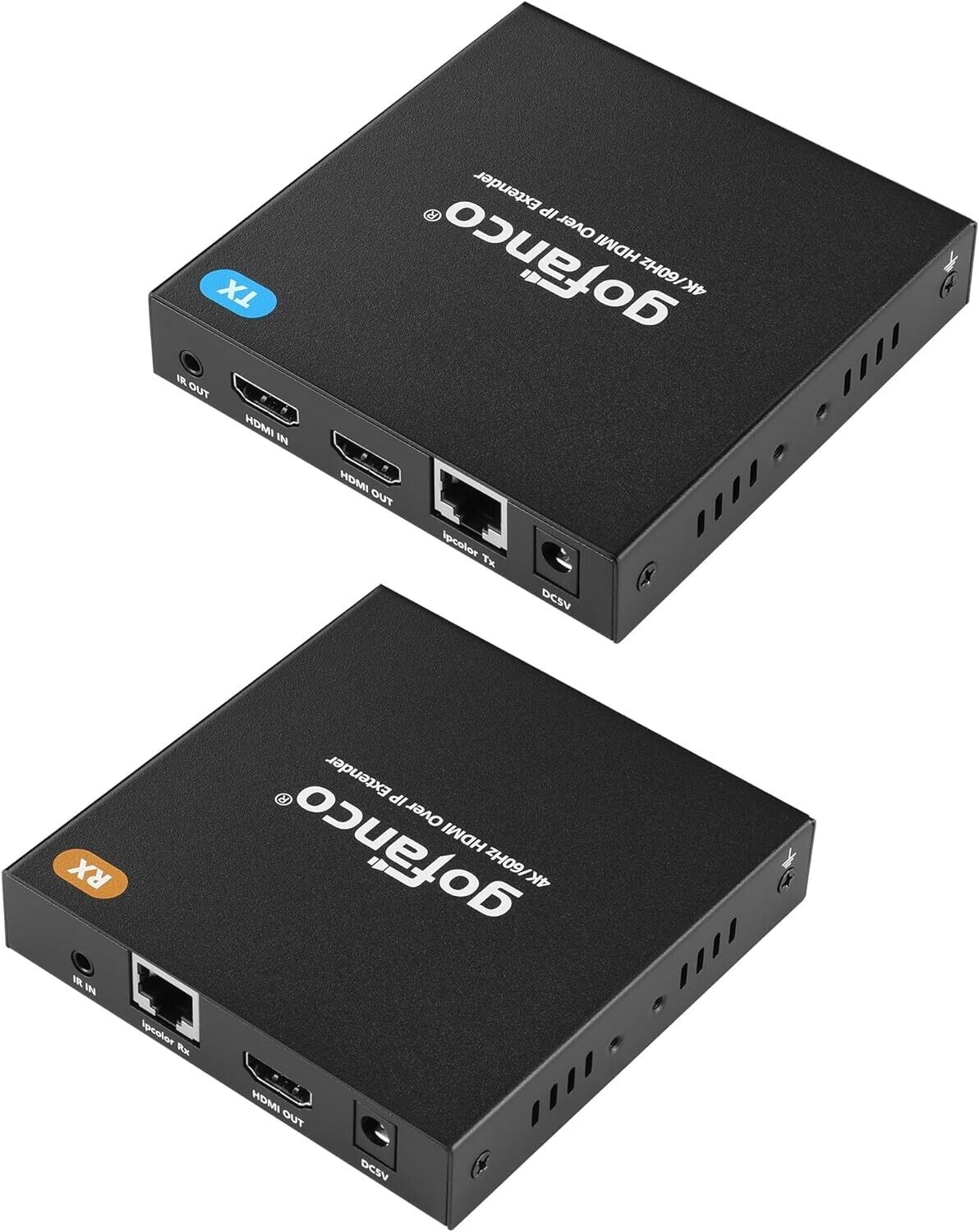 gofanco 4K HDMI Extender Over IP Kit – 4K @60Hz HD20Ext1xN Up to 328ft/100m