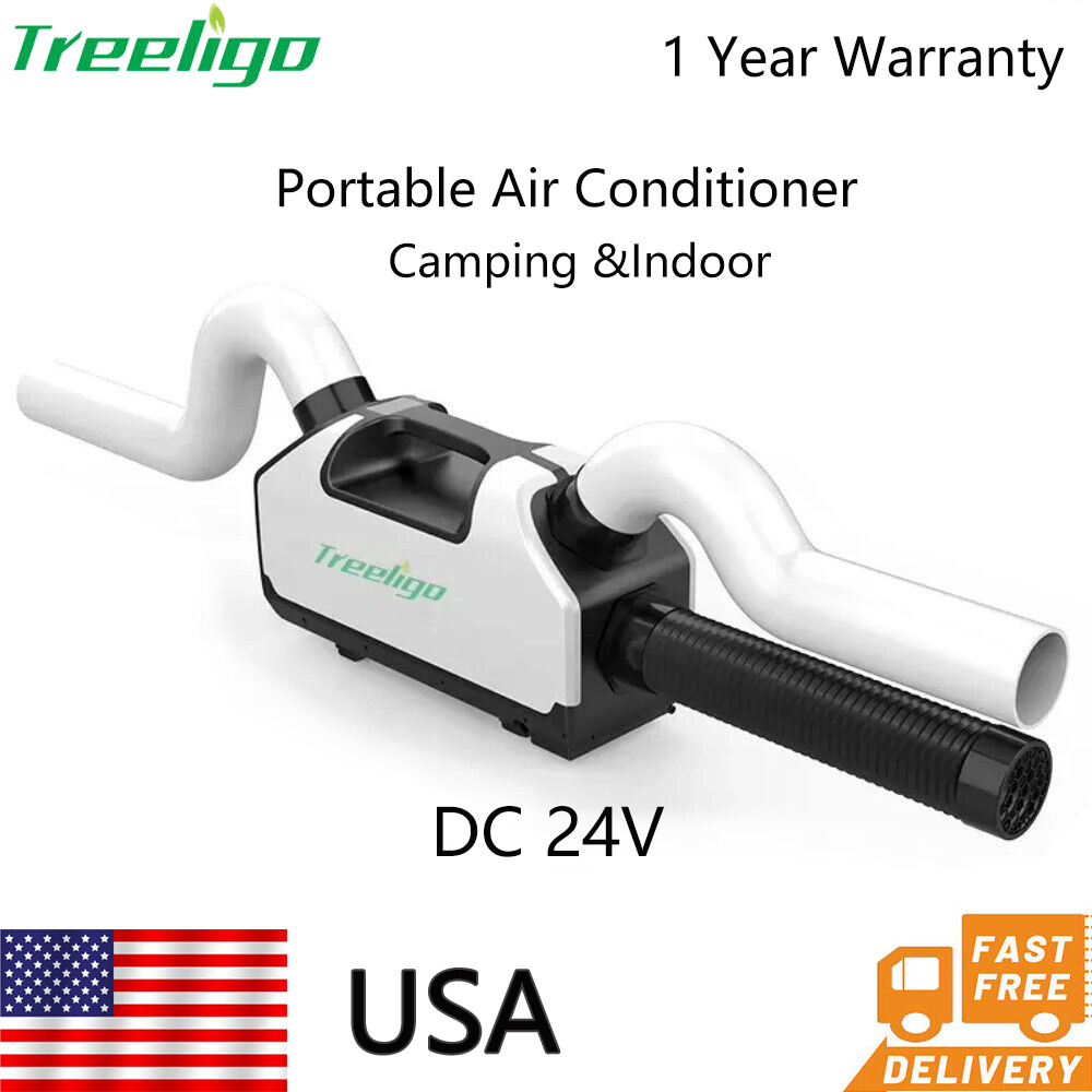 24V Portable Air Conditioner Camping&Indoor AC Tent Air Conditioner Fit RV SUV 