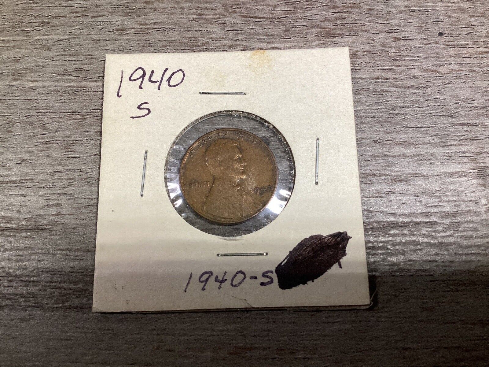 1940 S Lincoln Cent-XF Condition-San Francisco Mint-092623-0052