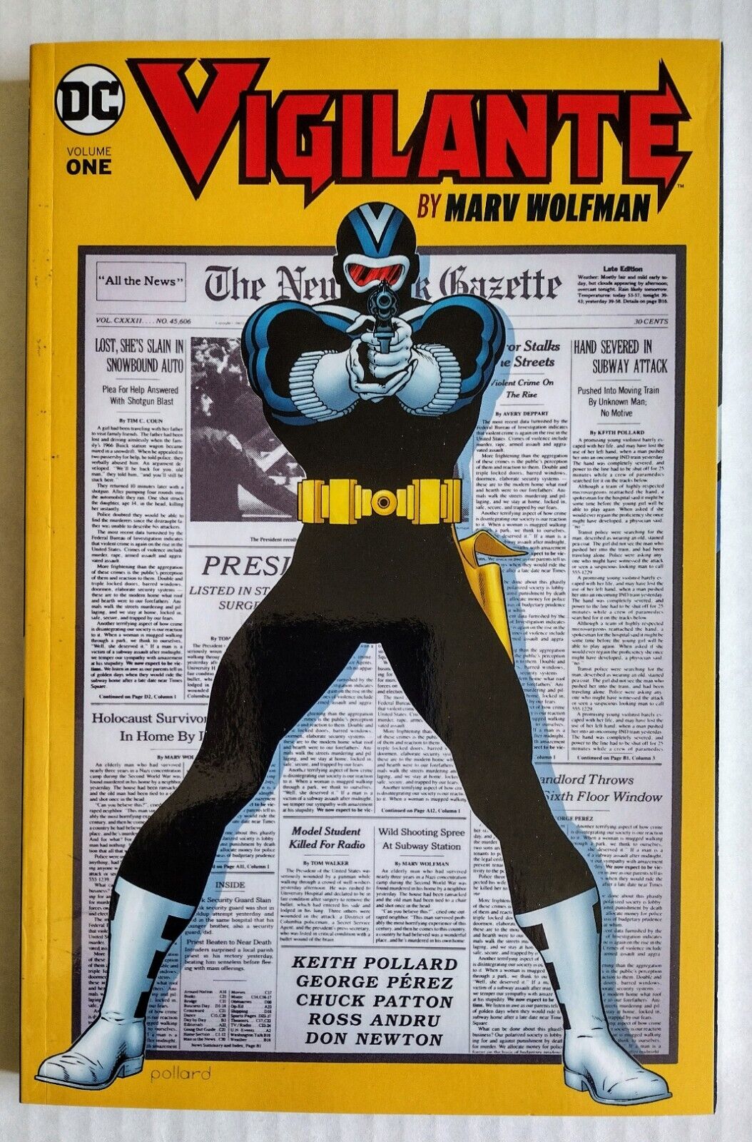 Vigilante Volume 1 by Marv Wolfman  Trade Paperback  DC Comics  New, Never Read