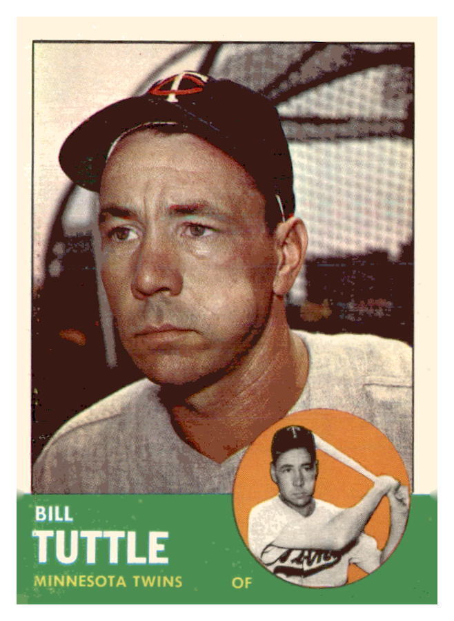 1963 Topps #127 Bill Tuttle