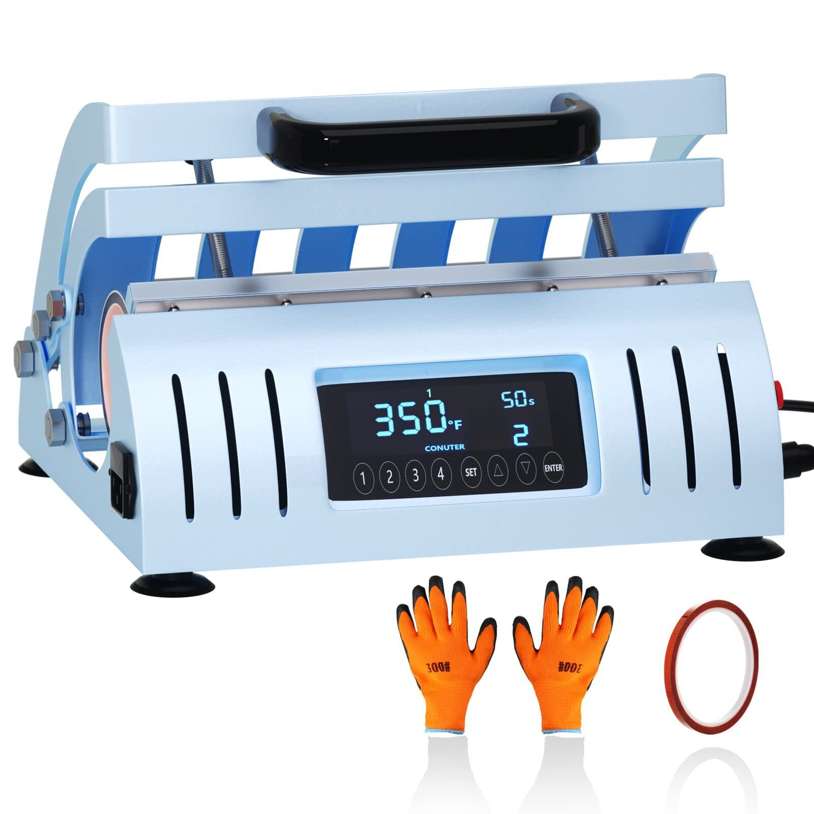 Tumbler Heat Press Machine for Dye Sublimation - 11-30oz with 4 Adjustable Me...