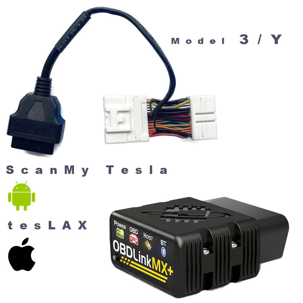 OBDLink MX + Tesla Model 3 Y OBD2 Adapter For Scan My Tesla All OBD2 Protocols