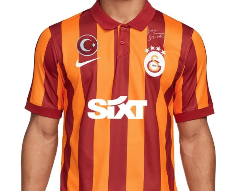 Galatasaray Istanbul 100th Anniversary Jersey Official Licensed DHL Express