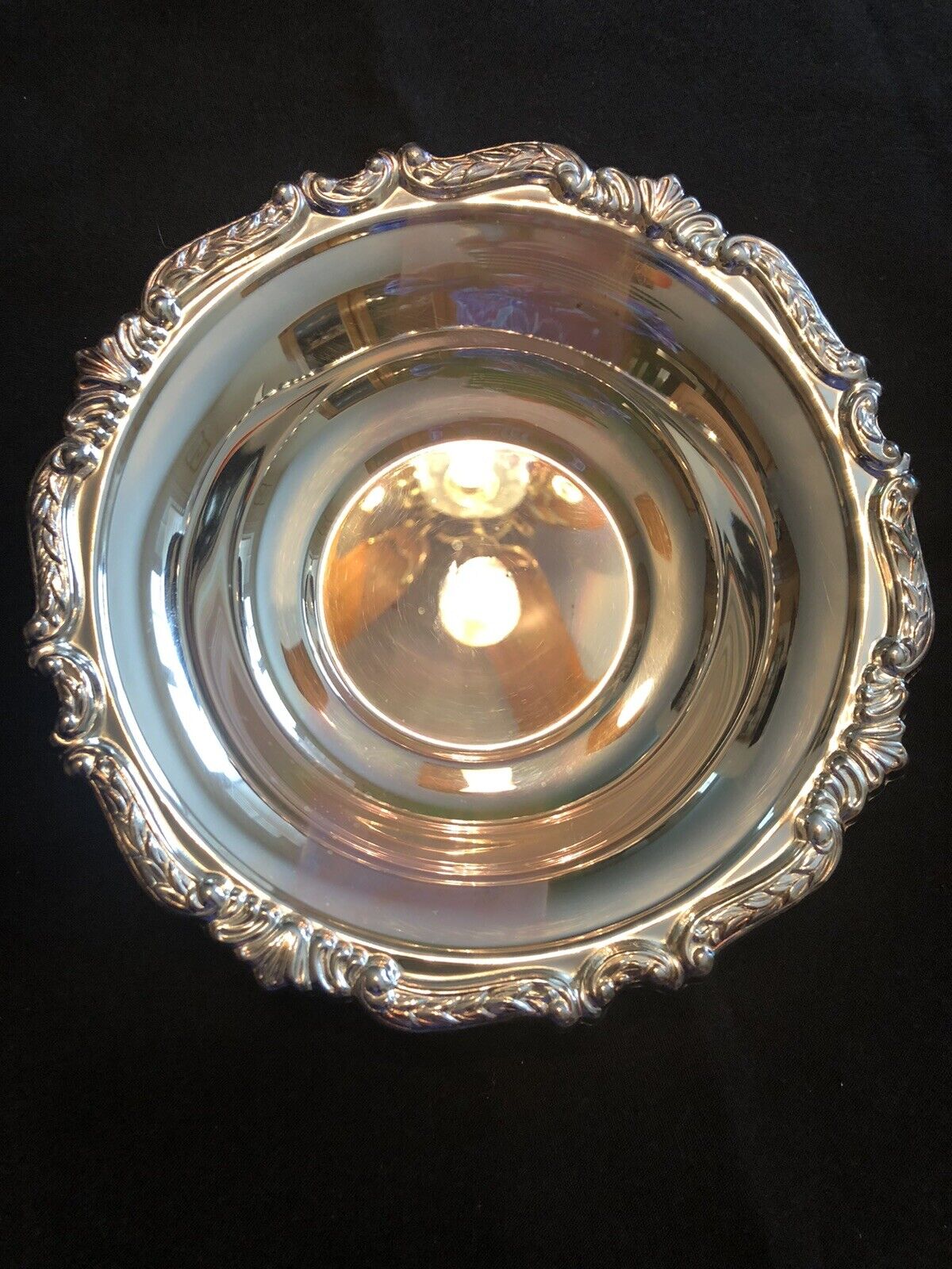 Vintage Sheridan Silver-Plate Candy Dish In Original Box 8\