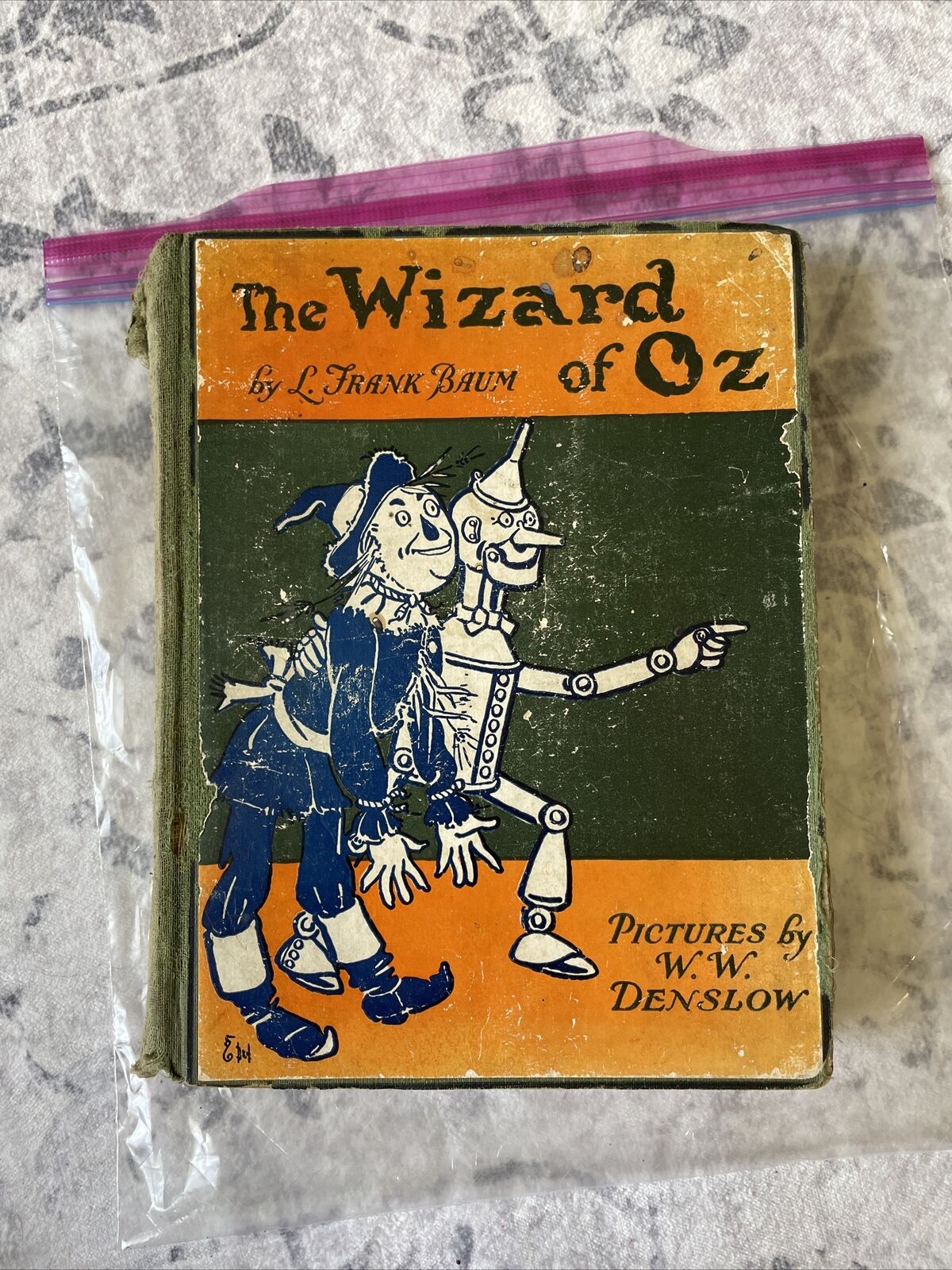 Vintage 1903 The Wizard of Oz Early Hardcover Book by L. Frank Baum