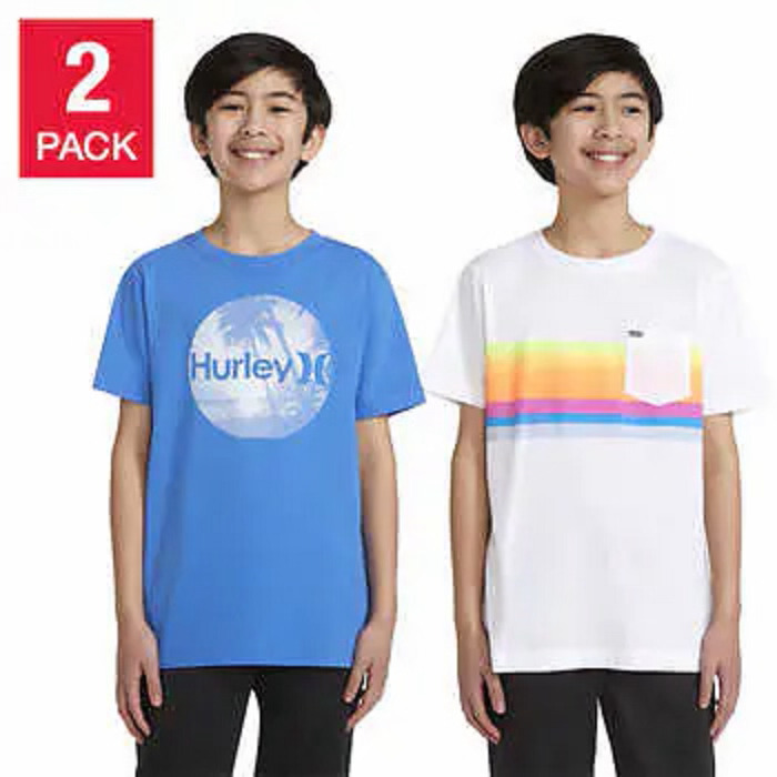 Hurley Youth Boys 2-pack Tee Shirt