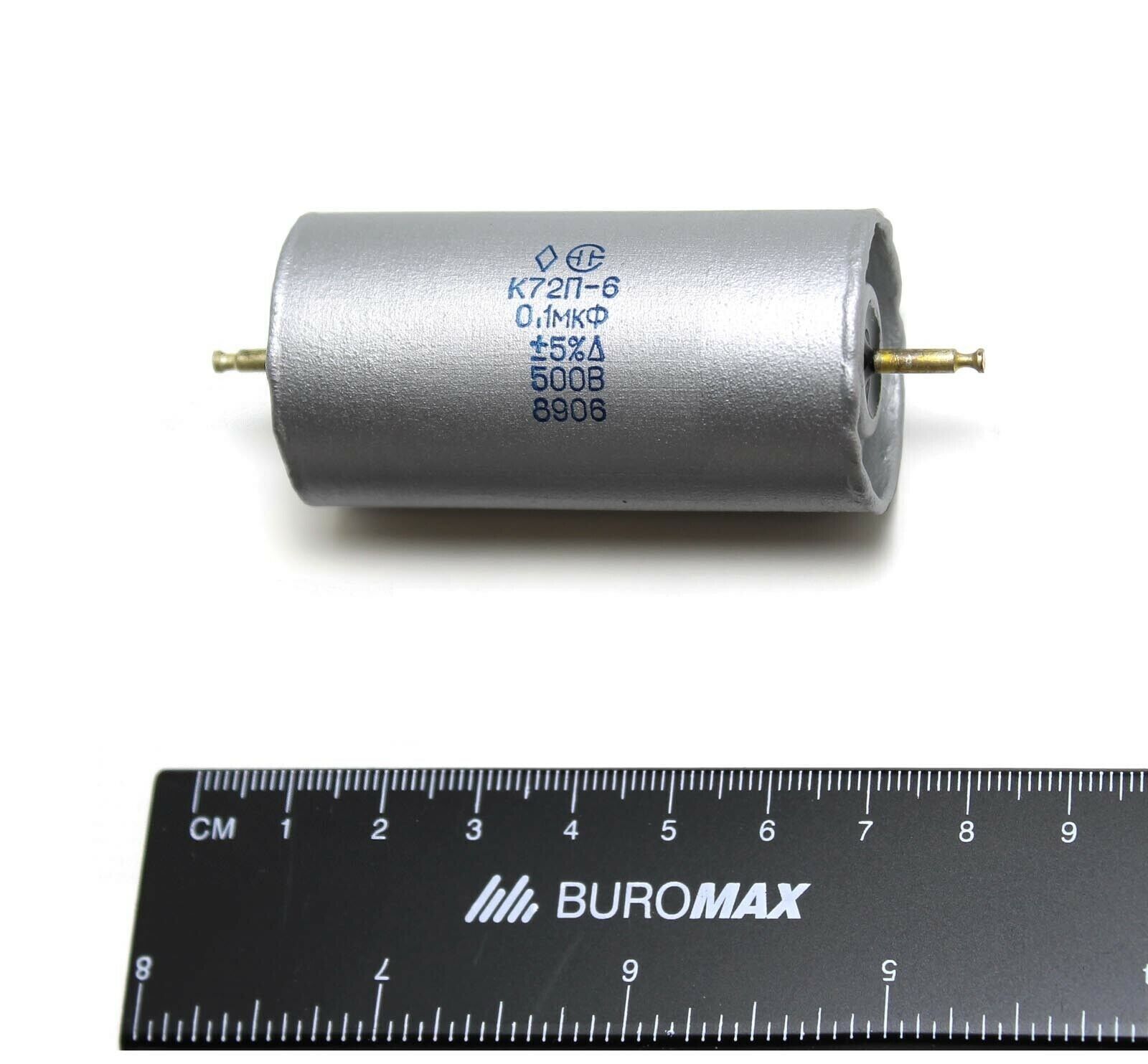 2pcs 0.1uF .1uF 500V 5% K72P-6 Capacitors teflon Audio Hi-End USSR NOS