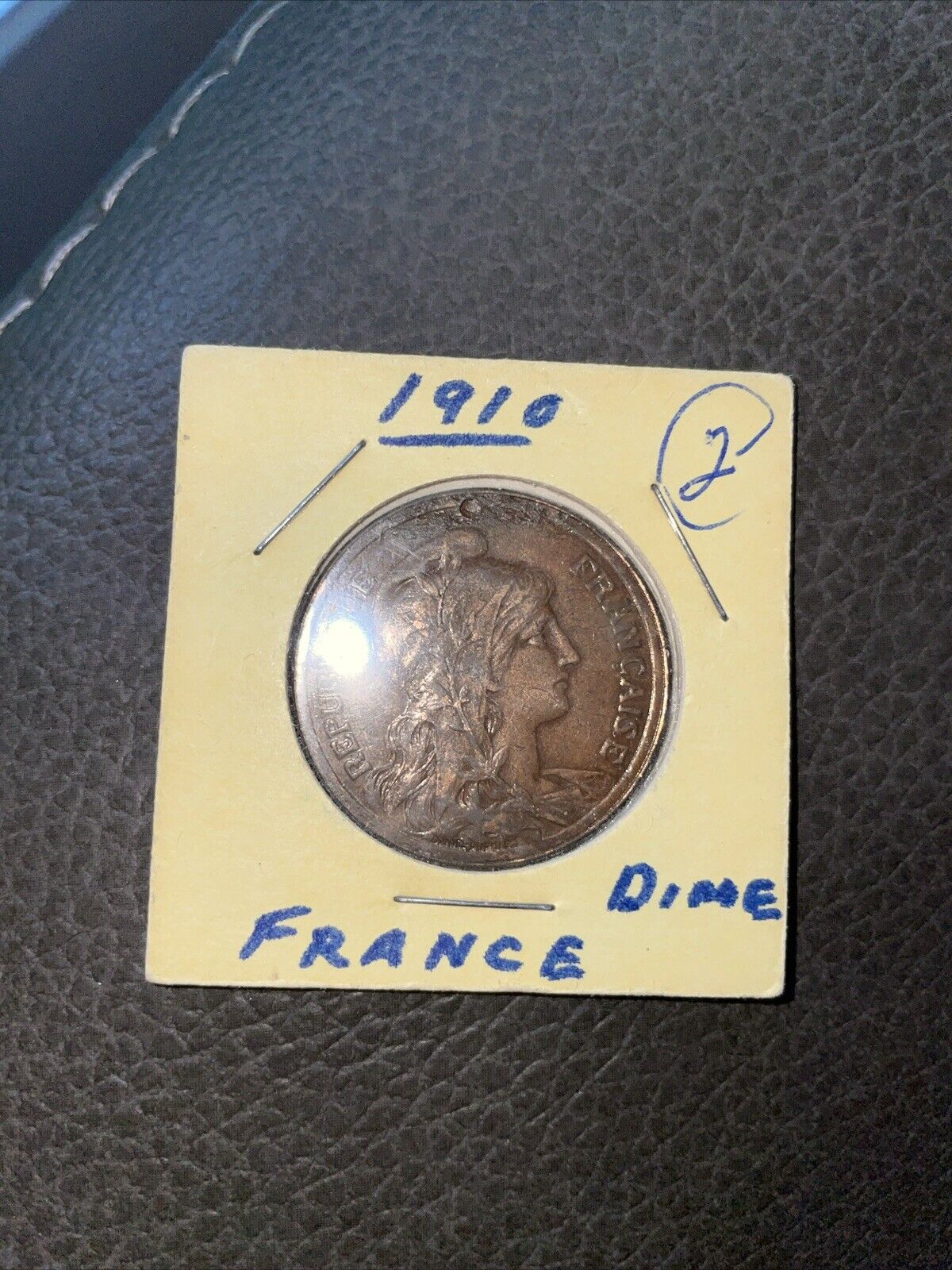 1910 France  10 Cents AU