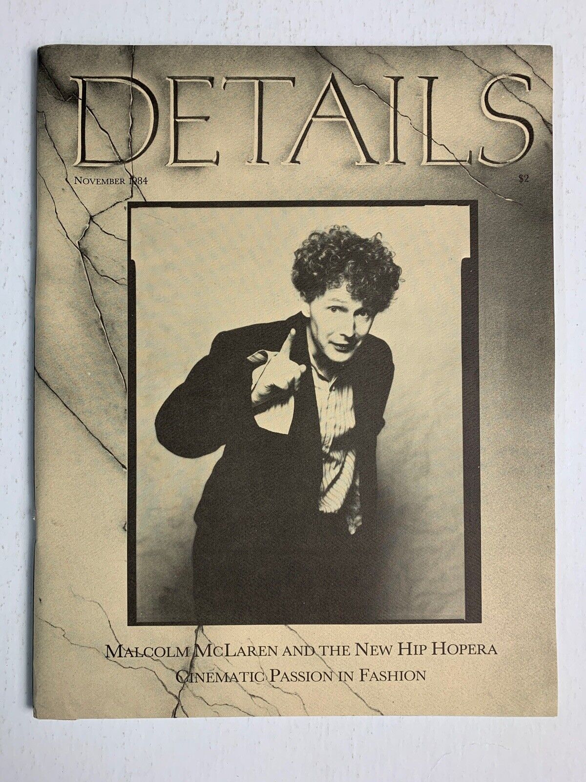 Details Magazine November 1984 ~ Malcolm Mclaren, Julian Beck