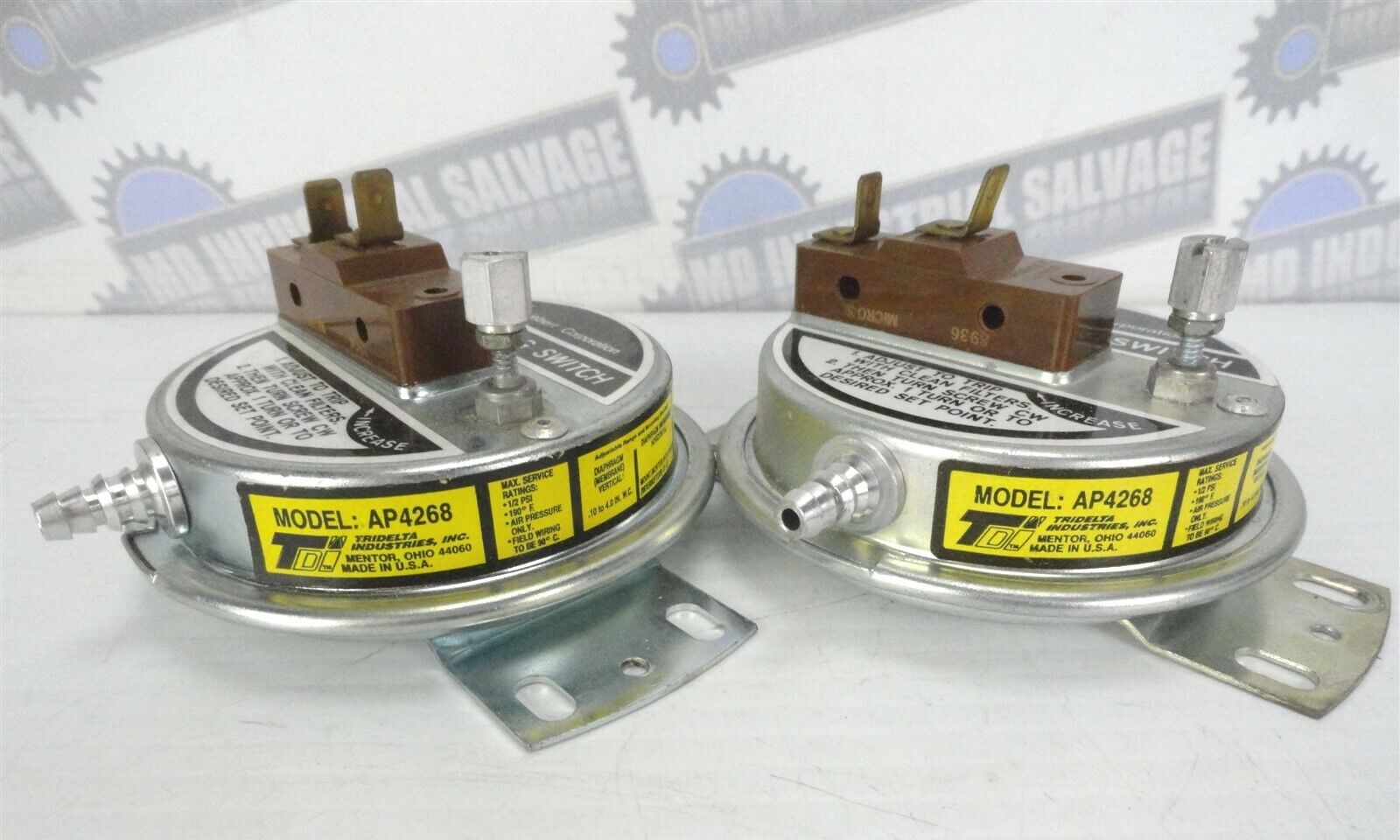 Lot of 2 - TRIDELTA - AP4268 Filter Clop Switch 