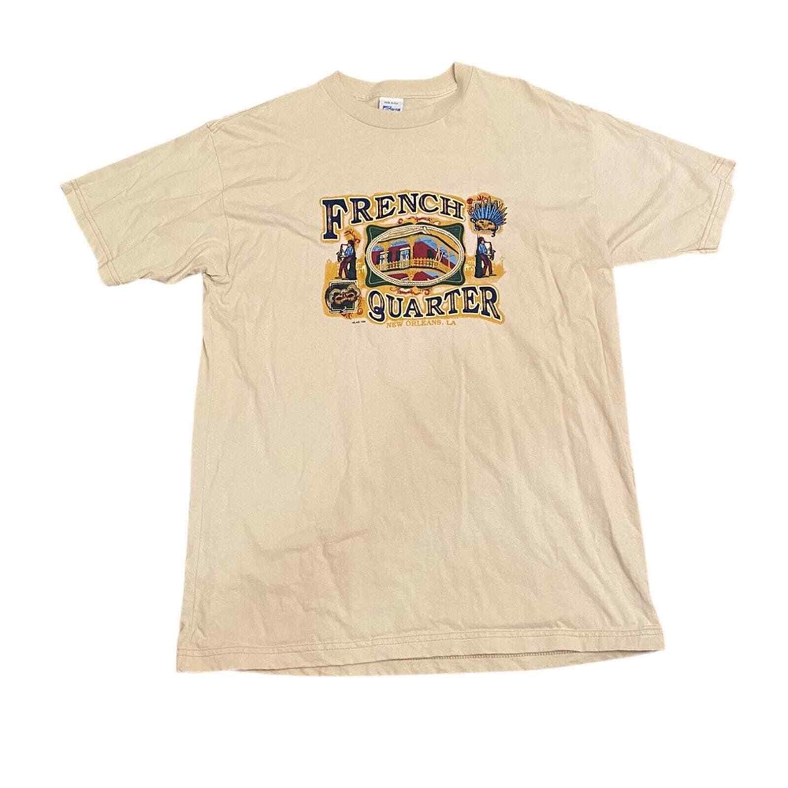 Vintage New Orleans French Quarter Salem T-shirt Large 100% cotton #80s #90s