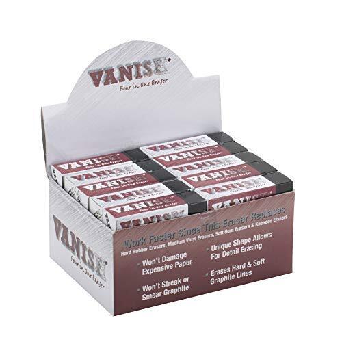 Vanish Artist Eraser (30 Pack)– 4-in-1 White Erasers for Art - Erases Graphit...