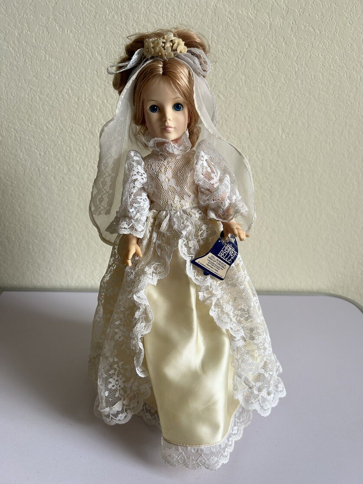 15” Vintage Goldberger HONEY BELLE Doll BRIDE With Tag