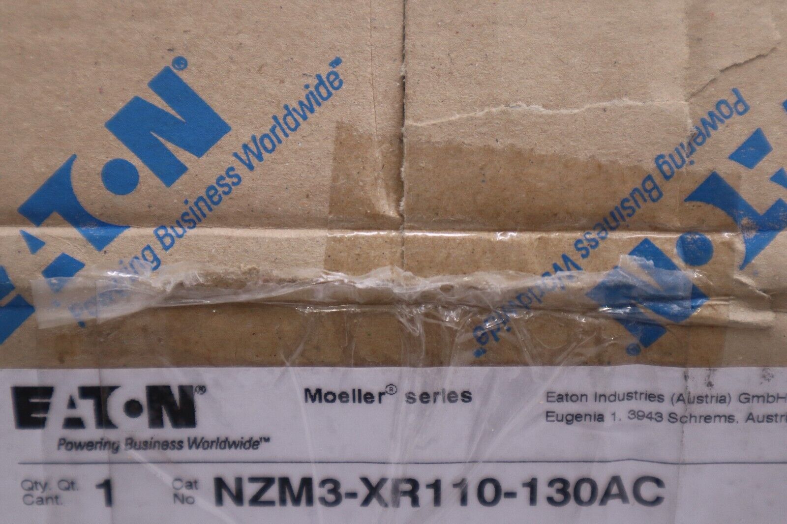 Eaton NSB NZM3-XR110-130AC MCB Accy Remote Operator 130V 50/60Hz STOCK 2309-C