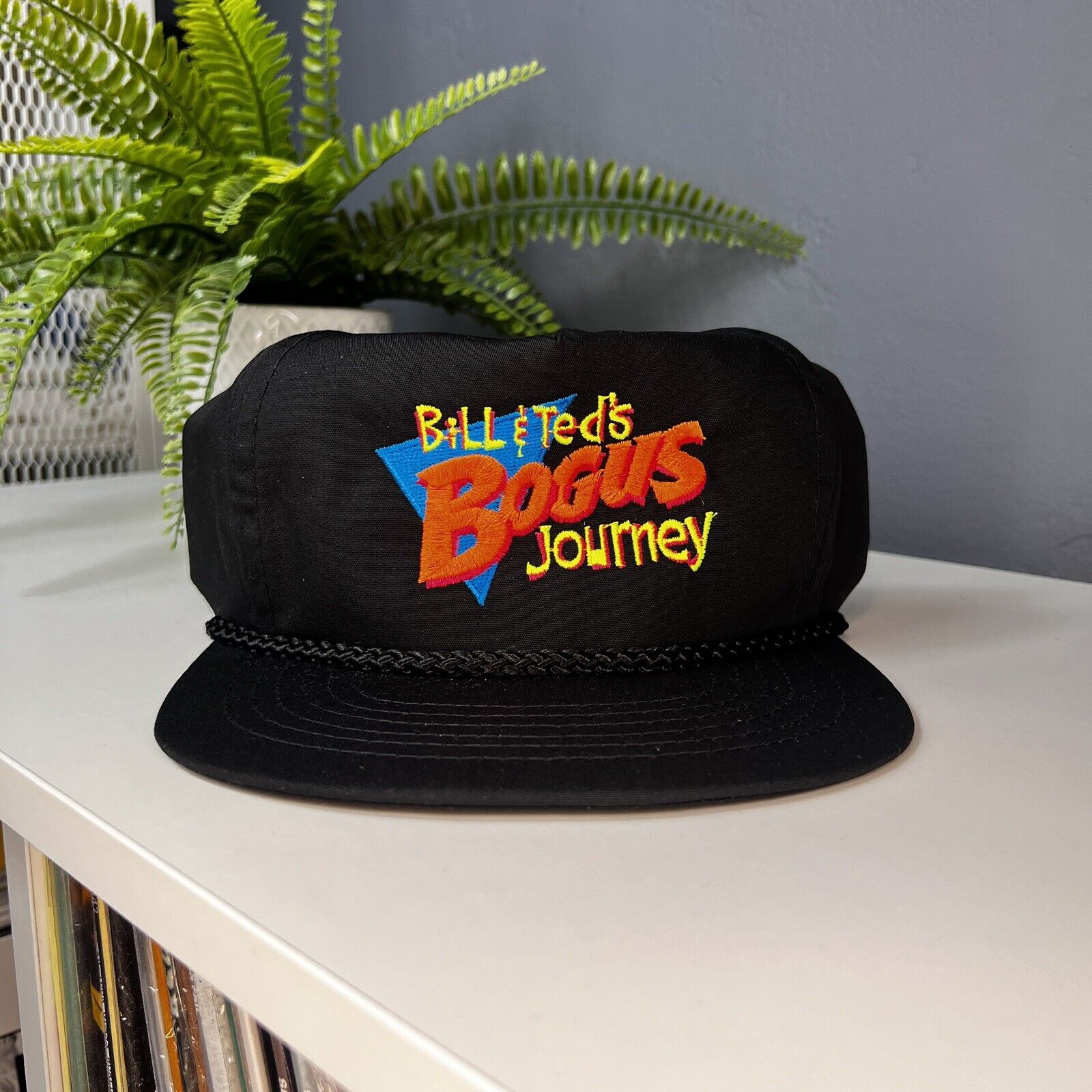 Vintage 90s Bill and Ted’s Bogus Journey Movie Promo Snapback Hat NWOT Vtg