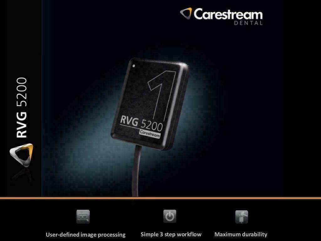 RVG 5200 Carestream Kodak Digital X-Ray Sensor for dental X-Ray Size 1