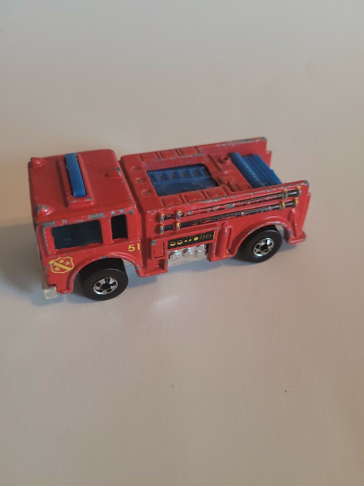 Vintage 1976 Hot Wheels - Fire-Eater Truck FIRE TRUCK- Diecast 1:64 Hong Kong