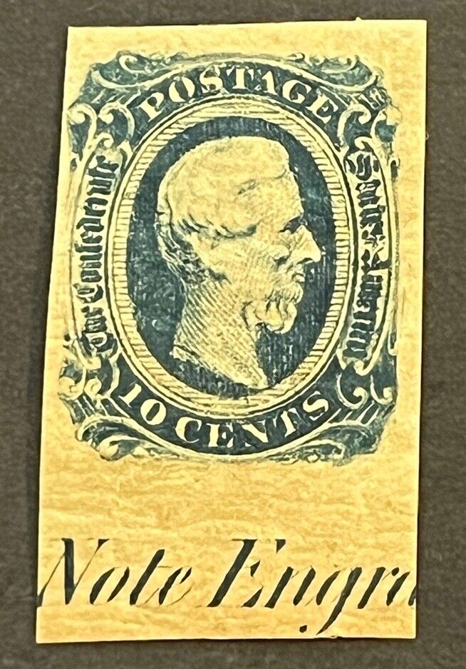 Travelstamps: US Stamps CONFEDERATE CSA SCOTT #12 MINT ORIGINAL GUM HINGED