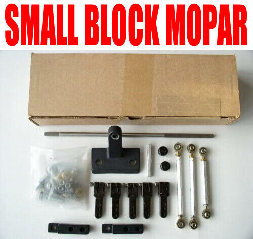 ENDERLE SMALL BLOCK MOPAR  TR LINKAGE KIT SIDEWAYS MOUNTING 4150 CARBS 73-107