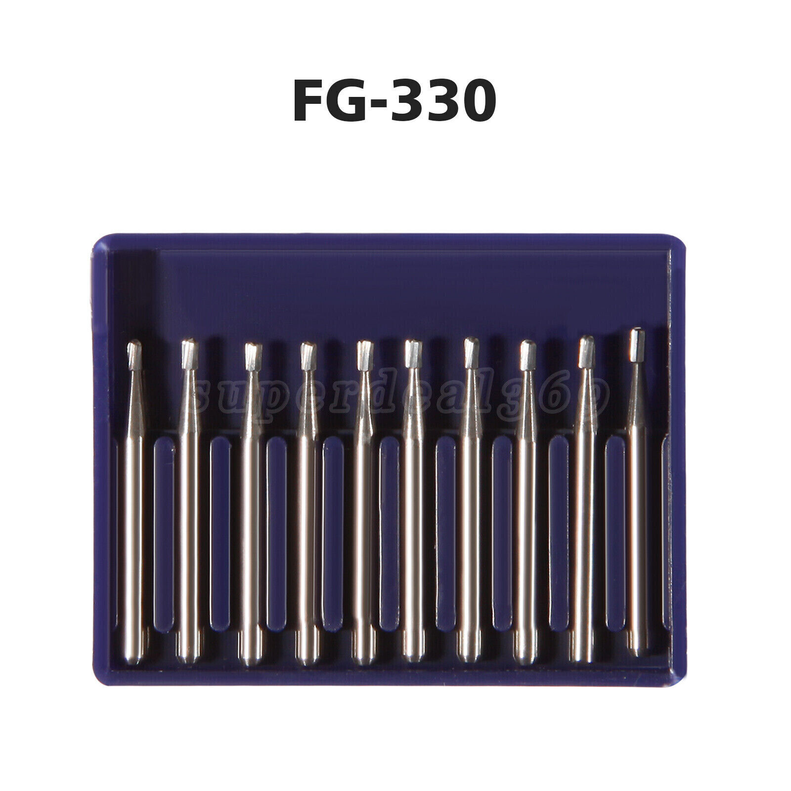 10-100pcs Dental FG Burs High Speed Handpiece Round Carbide Tungsten Steel USPS