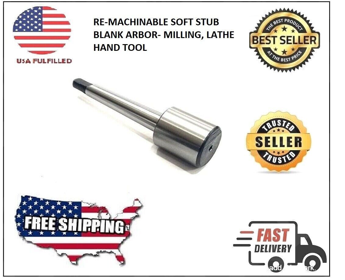 MT1 Morse Taper Soft Blank End Arbor-Drill Teng Type 25x30 MM -USA FULFILLED