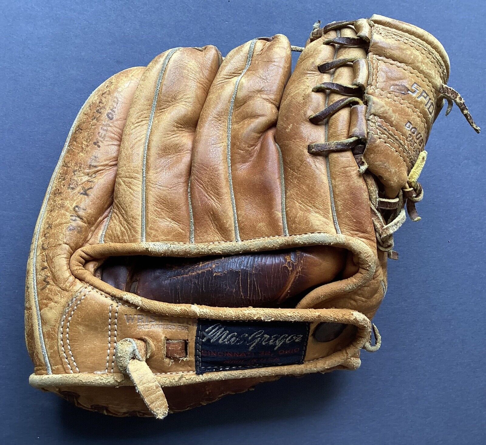 Vintage Macgregor G21 Jack Jensen Baseball glove spider web double laced RHT