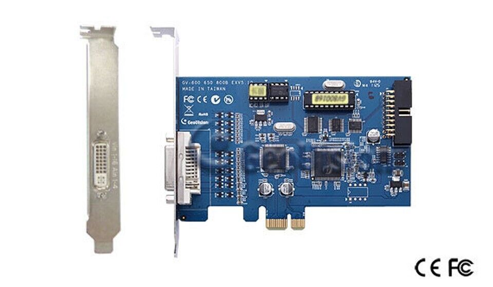 Geovision GV-650B-8 8-Channel PCIE Digital Video Recorder Card (60fps) WIN7,8,10