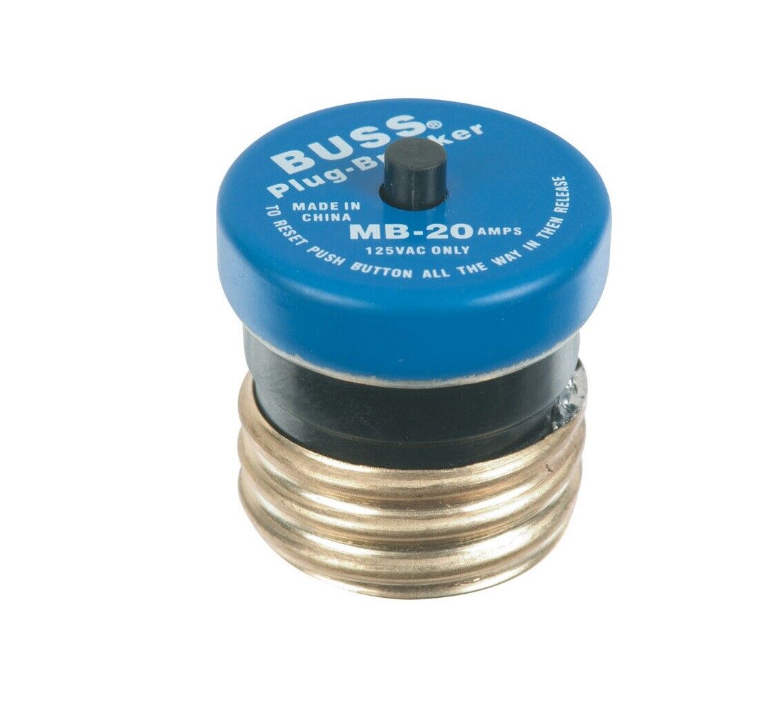 Bussmann BP/MB-20 Mini Breaker Plug, 20 AMP