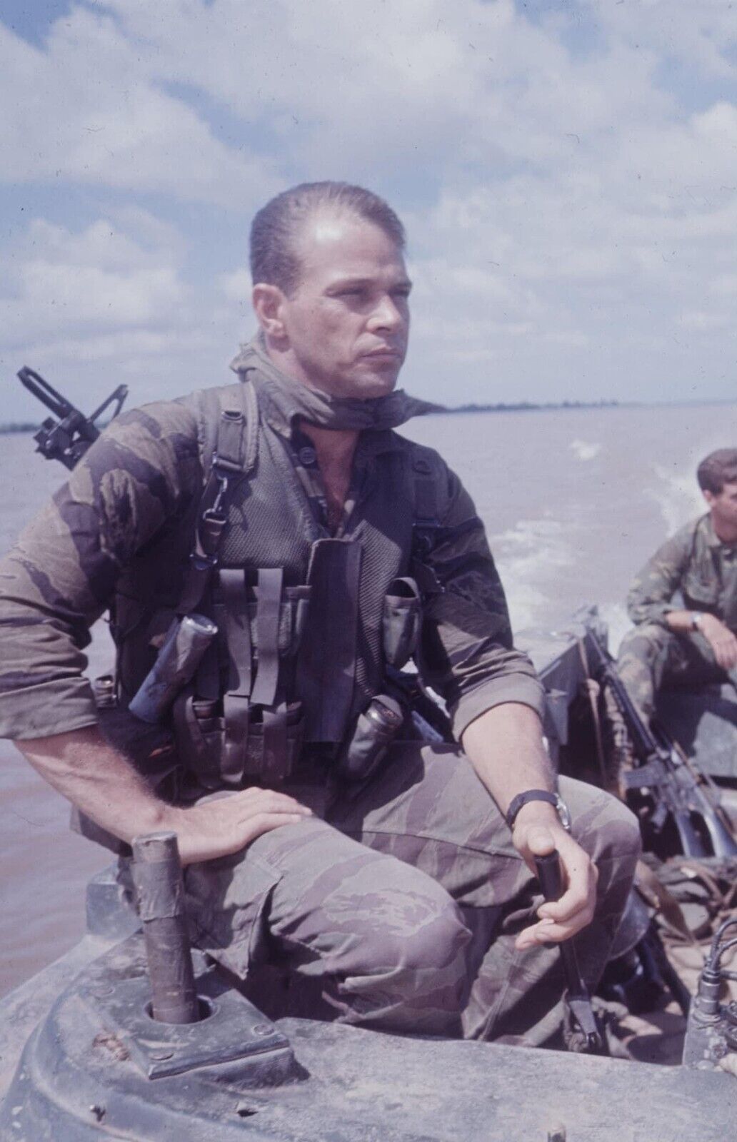 Vietnam War Photo  / US Navy SEALS in Action Vietnam Delta 1967 Southeast Asia