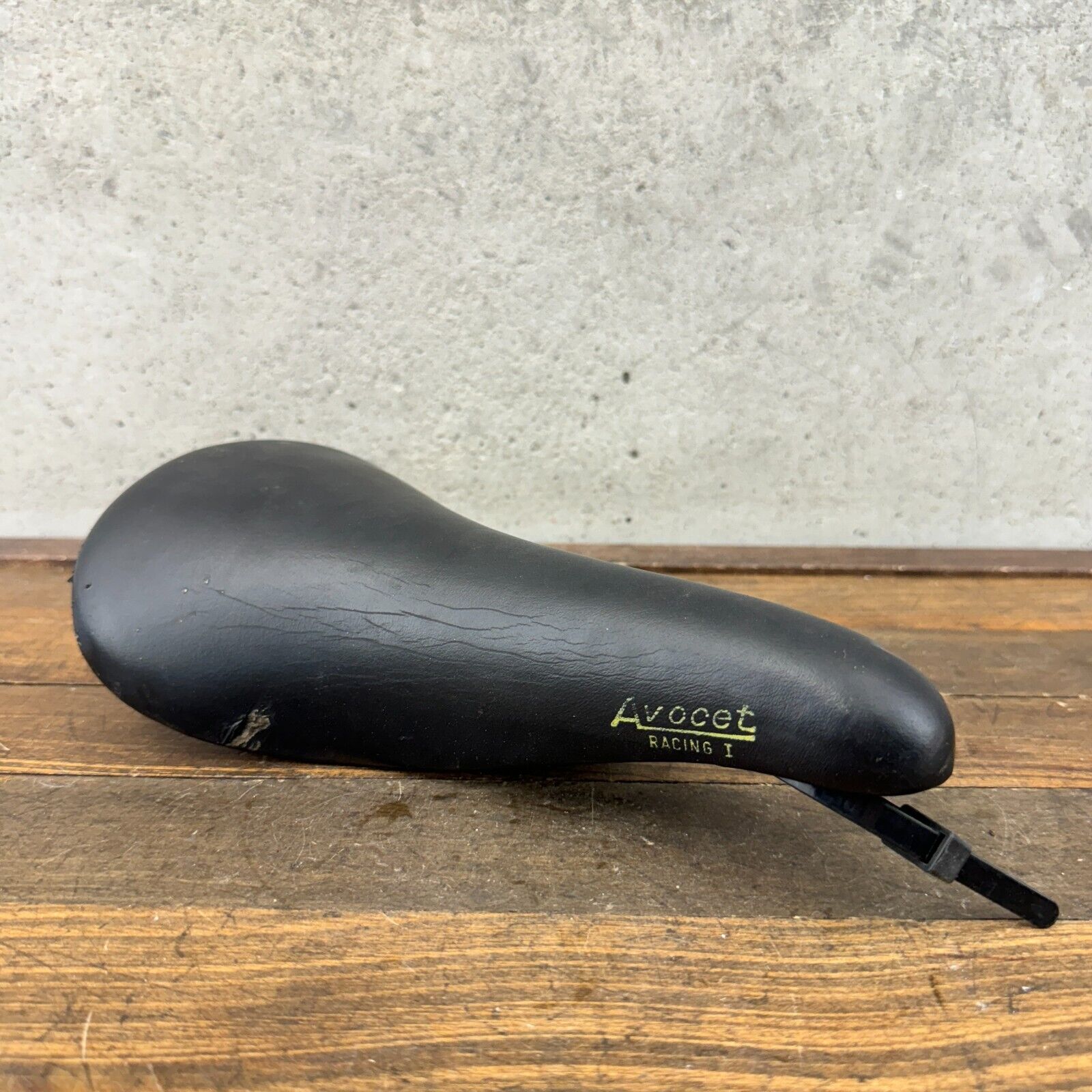 Vintage Avocet Racing I Seat Race Saddle Road Racing 1 70s 80s Black 1981 A4