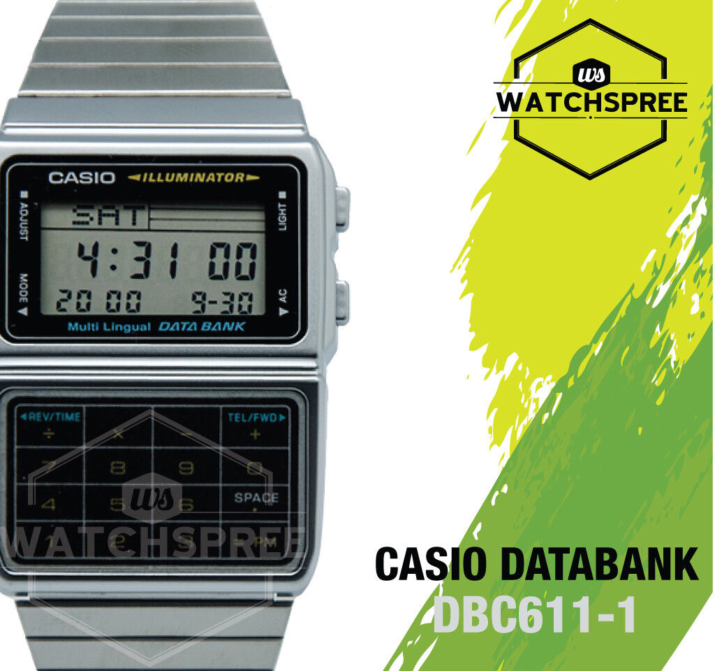 Casio Data Bank Watch DBC611-1D